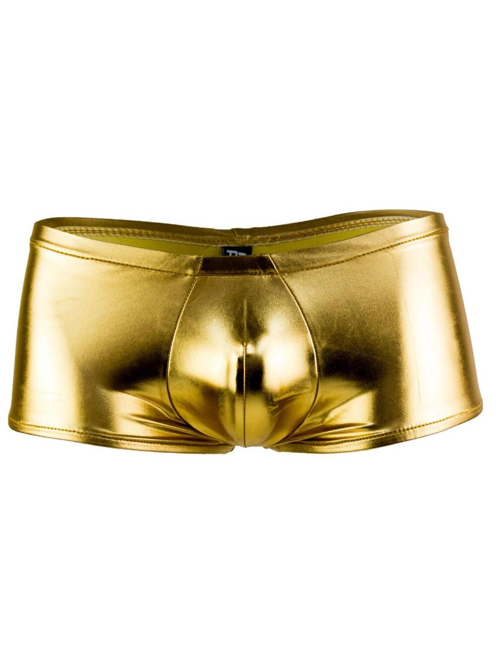 Male Power 153070 Heavy Metal Mini Short Boxer Briefs Color Gold - Picture 4 of 9
